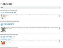 Tablet Screenshot of blog.shopfiddlesticks.com